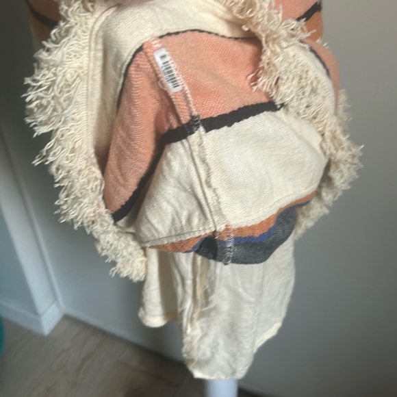 Anthropologie Holding Horses Sleeveless Boho Fringe Striped Shift Dress - Picture 8 of 14